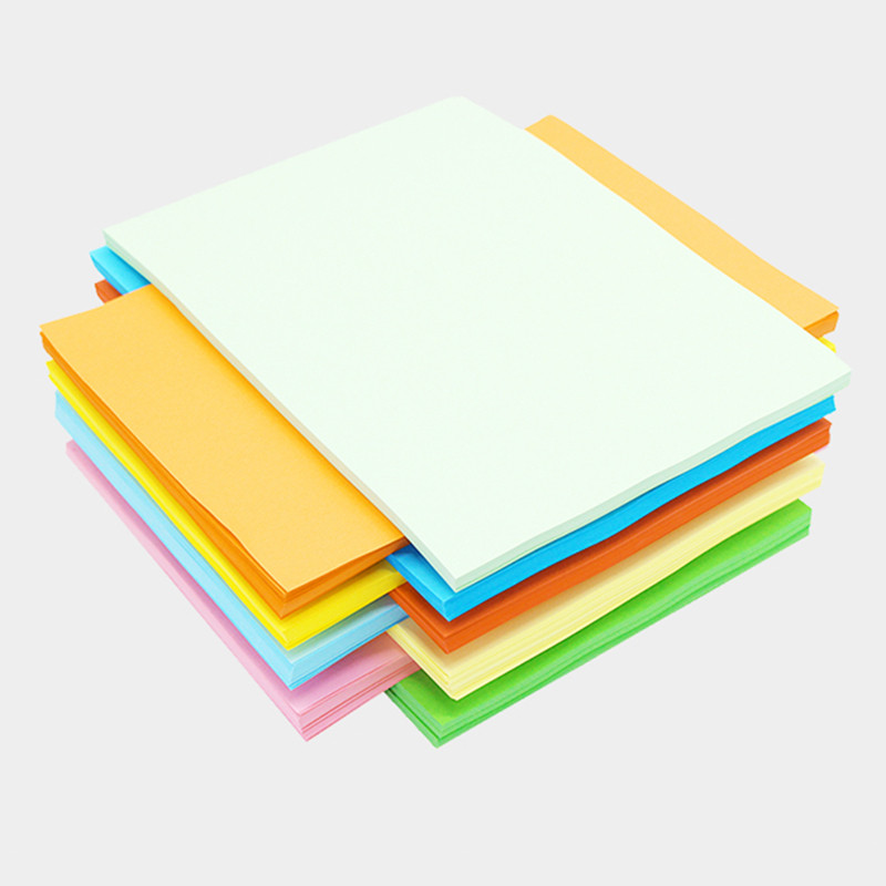 APP金旗舰天章彩色a4复印纸80g彩纸打印纸红色淡红色粉色100张1包