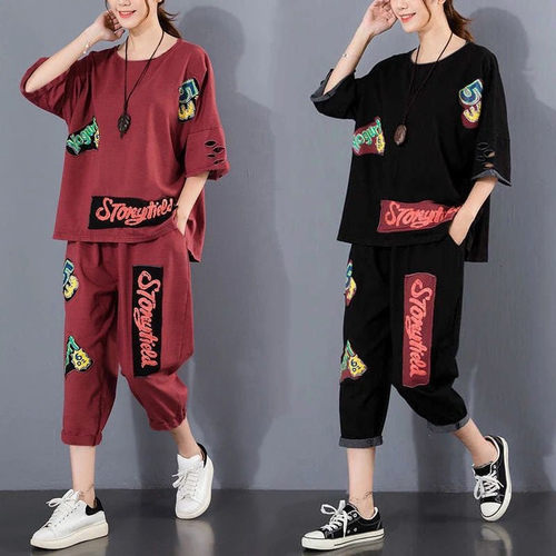 womenclothes短袖套装女