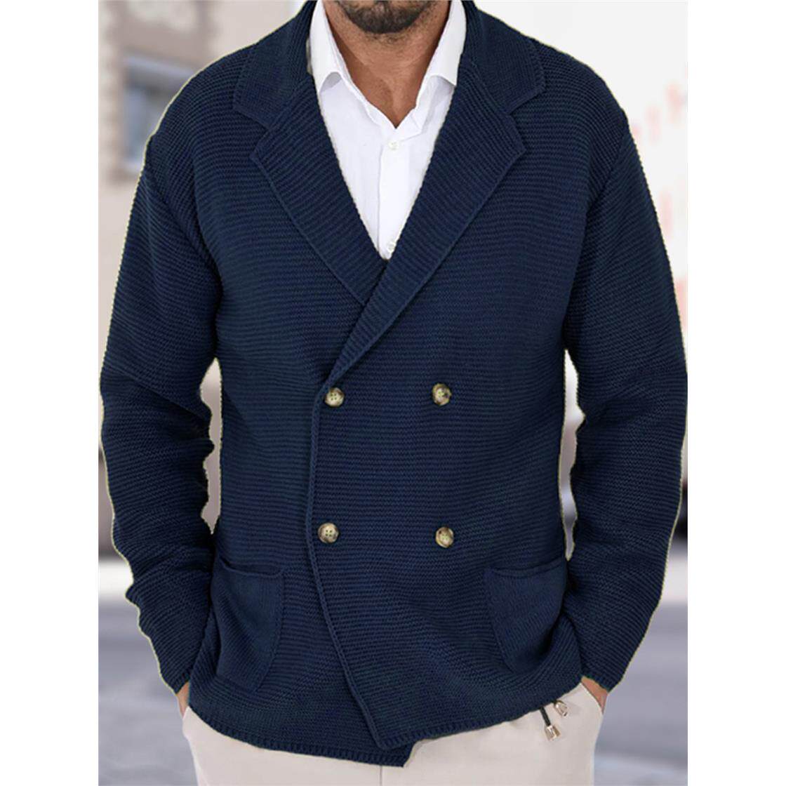 menclothes跨境针织开衫