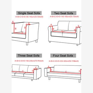 Thick Elastic Sofa Cover Slipcover Stretch Polar Fleece Arm