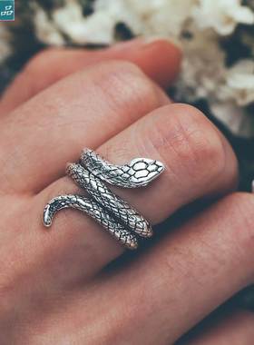 men's joint ring snake punk Male domineering finger ring