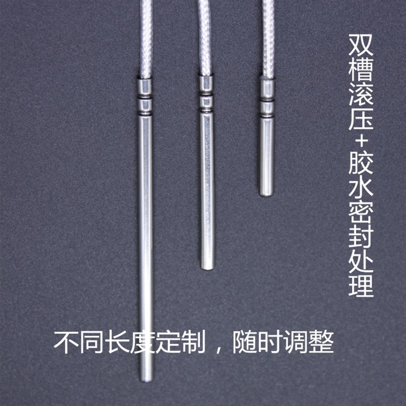 PT100/PT1000铂热电阻热电偶温度传感器防水探头高精度三线