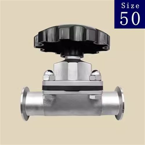 KF真空隔膜阀304不锈钢阀门快装卡盘16法兰25卡箍40卡扣50试管件0