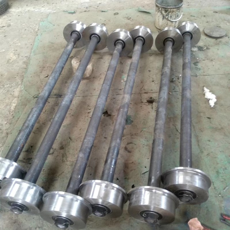 地铁 1435火车k铁轨钢轨轮轨道单边轮 矿车轮 重型 滑 槽轮 轨道