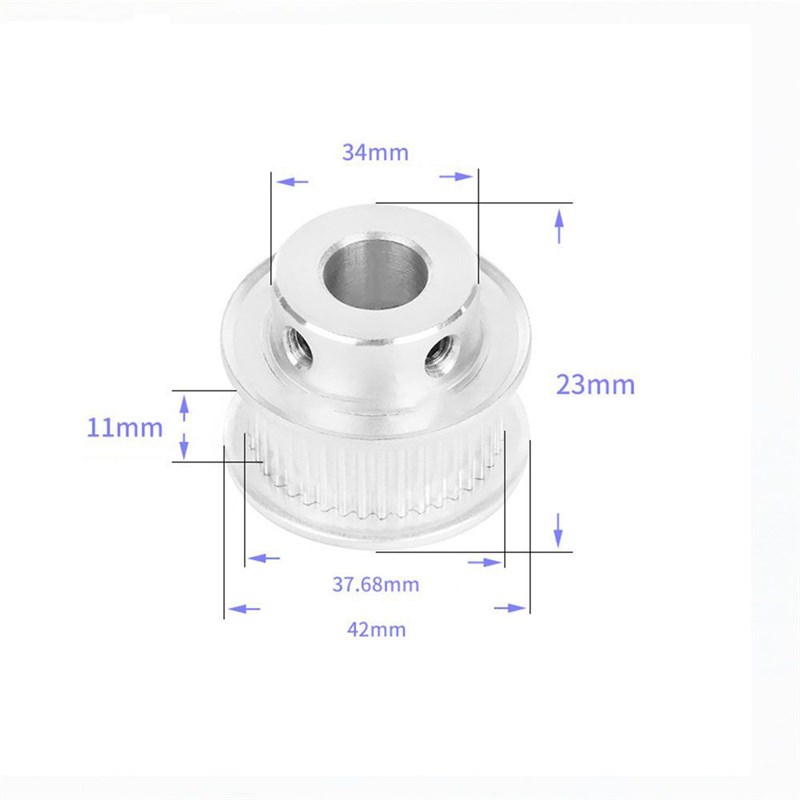 2GT同步轮2gt皮带轮BF型60齿GT2皮带轮gt2同步带轮3D印表机配件6