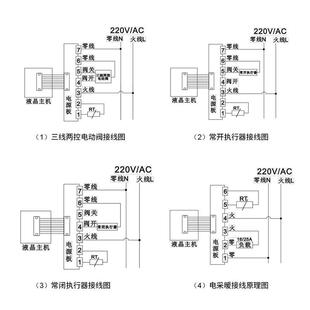 伊莱科地暖温控面板智能温控开关水暖电暖恒温可调温度控制器家用
