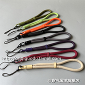 手腕挂绳加固金属头手绳手机壳挂件可调节高档挂链高颜值结实耐用男女短款 可拆卸吊绳铁圈头挂链手提便携防丢