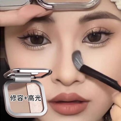 正品MGL修容高光一体盘阴影鼻子鼻影立体神器生姜高光粉提亮脸部