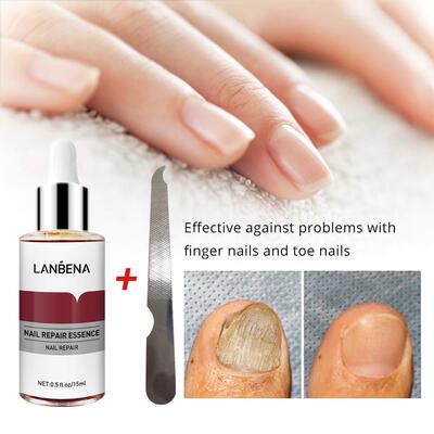 LANBENA 蓝蓓娜指甲精华配小锉刀15ml 现货LB6139