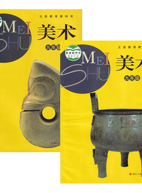 正版浙美版九年级美术套装