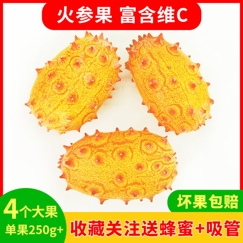 新鲜火参果4个新奇刺孕妇儿童