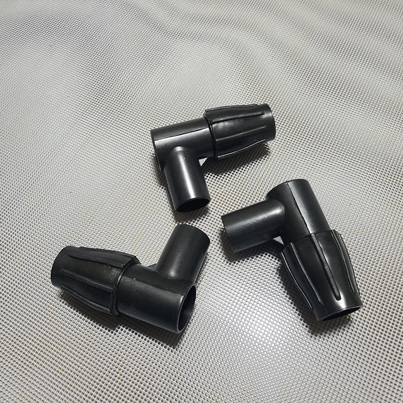 晾衣架三通接头不锈钢伸缩衣架配件连接件四通塑料零件简易