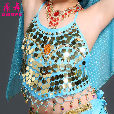 儿童印度舞蹈演出上衣　女童肚皮舞上衣　少儿民族舞蹈小肚兜