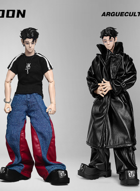 GOON潮流兵人1/6可动人偶12英寸服装上衣短袖解构风街头套装现货