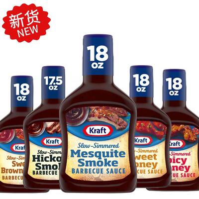 BBQ sauce 510g美国进口烧烤酱美式蜜汁烧烤汁烟熏蜂蜜