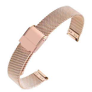 适配OliviaBurton小蜜蜂手表带钢带 女ob满天星米兰精钢金属表链