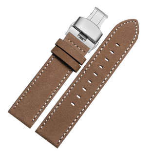 适配timex天美时原款真皮表带男远征系列T49963 749905磨砂牛皮带