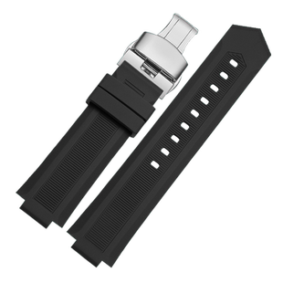 适配TIMEX天美时航海家潮汐手表带硅胶男T2N721 T2N720凸口橡胶带