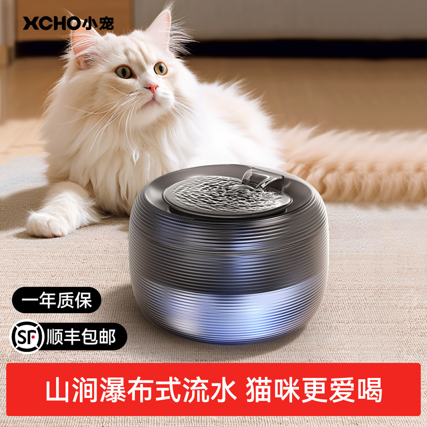 XCHO猫咪饮水机自动循环狗狗通用图片