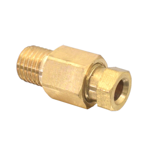 滑块油管内卡接头PD直通PL弯头卡套三通油路铜管尼龙管4mm6mm油嘴