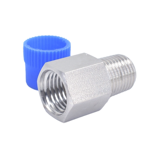 压力表304不锈钢接头内外牙转换M20*1.5/14*1.5转234分高压管接头