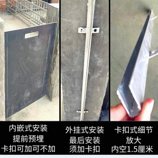 猪圈门PVC材质提拉猪圈门猪栏门育肥门热浸锌门槽滑道卡槽