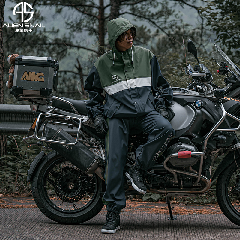 外星蜗牛分体雨衣男女摩旅装备