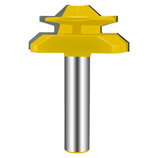 木工45度榫合刀修边机斜角刀开槽刀头榫卯铣刀大锣机刀具大全工具