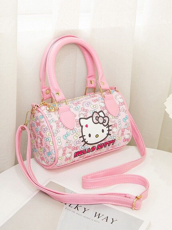 hellokitty斜挎包女学生党可爱轻便设计感小众包包卡通手提包女童