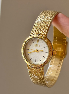 IEKE中古风圆形手表女