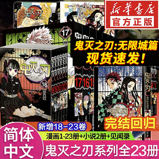 正版 鬼灭之刃无限城漫画书全套外传公式书时透无一郎富冈义勇蝴蝶忍正版日本原画集水柱炎柱的外传小说番外日本漫画家超人气动漫