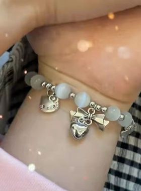 冰璃流苏手链女小众礼物