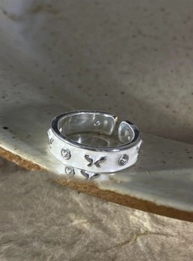 爱心贝壳戒指小众气质闺蜜情侣