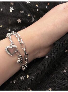 欧美叠戴手链轻奢新款高级潮小众设计星球小清新手链合金