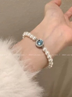 时尚珍珠甜美送闺蜜礼物手串女手链女小众设计感甜美百搭学生手串