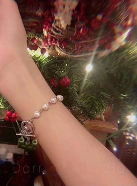 森系闺蜜雪花手链女生简约学生森系闺蜜爱心手链