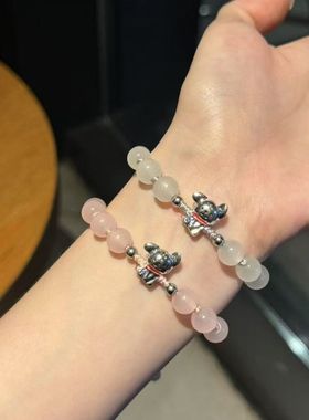 韩系小众串珠手链情侣款