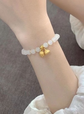 新款两世欢手链不掉色玉珠步步