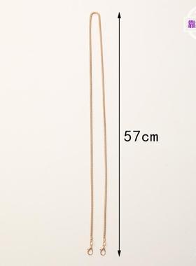 新款金属链条斜跨手机壳挂绳女生单肩带斜跨龙虾扣包包挂链