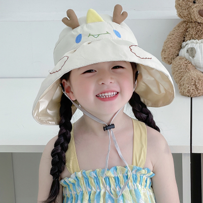 儿童夏季薄款帽子防紫外线遮阳