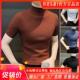 针织衫 九嘉轻奢品质半高领男士 秋冬男款 西装 红色毛衣新款 2025爆款