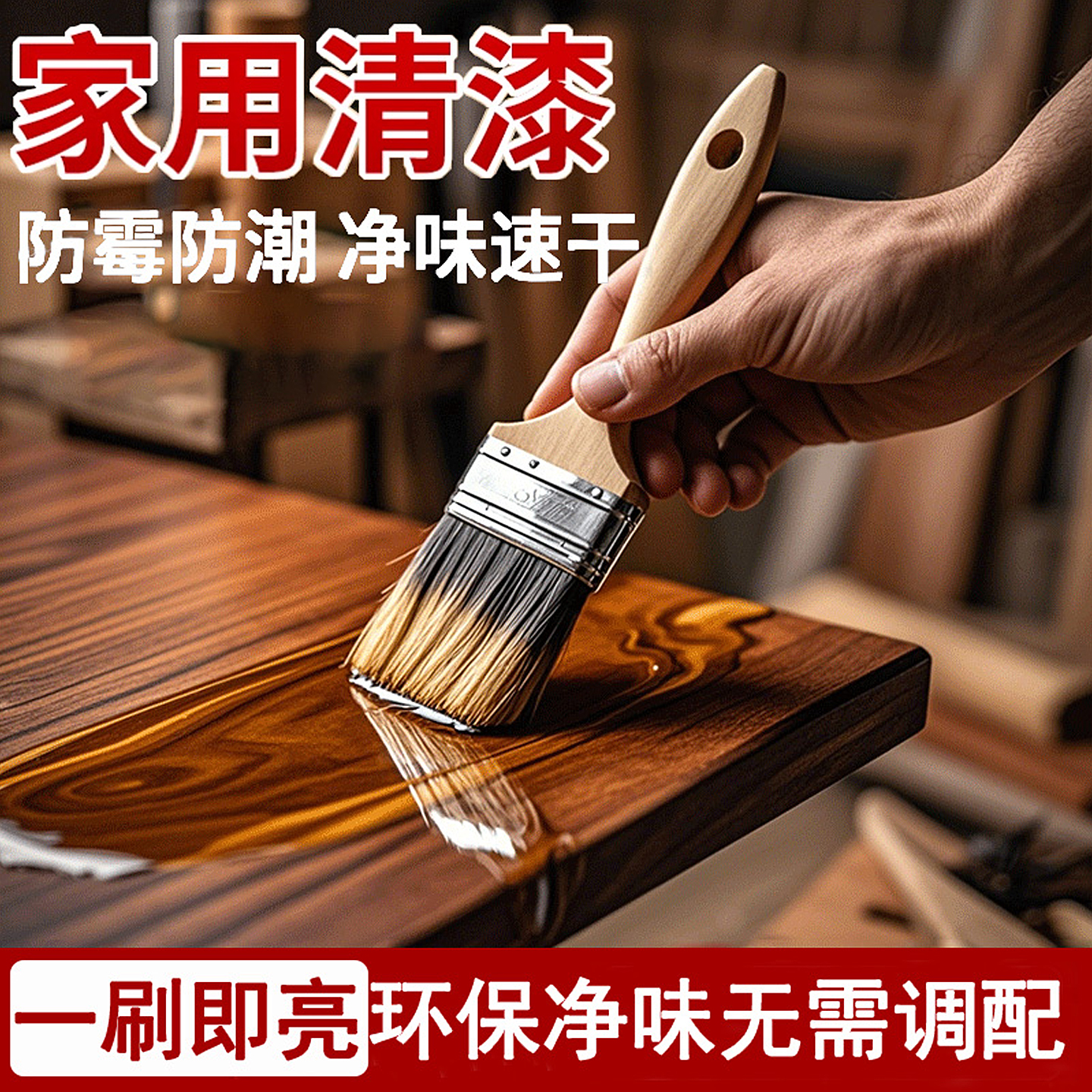 【防霉防潮】家用清漆-免打磨