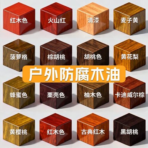 莱硕户外防腐木油实木透明色油漆