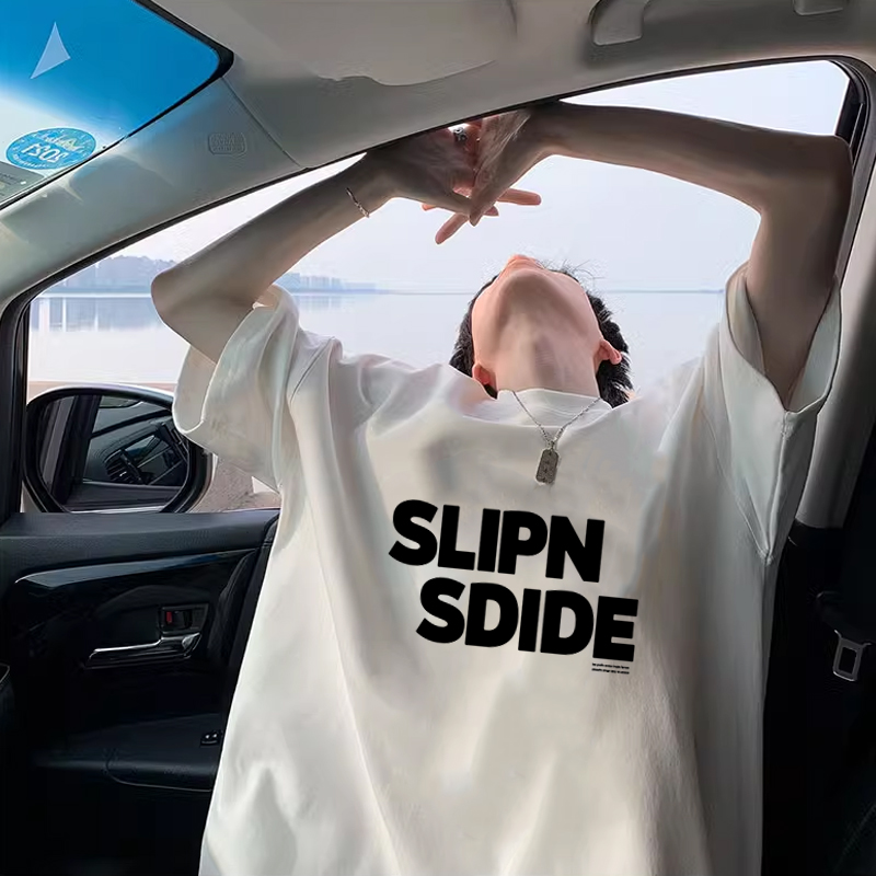 纯棉短袖t恤男士2025新款上衣服