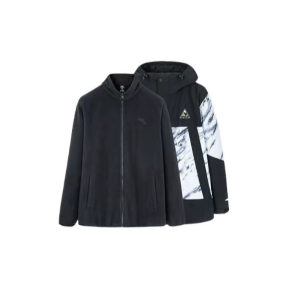 安踏男装加保暖防风衣w跑步运动服长袖卫衣952247670-3
