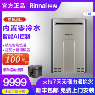 A2024WP进口16升内循环零冷水即热恒温室外 Rinnai 林内A1620WP