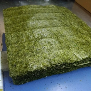 寿司海苔商用500张紫菜包饭专用原味大片装 饭团海苔即食墨绿色a级