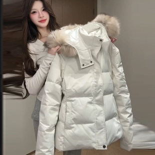 冬季韩系超好看羽绒棉服女款2025新款修身显瘦小个子棉衣棉袄外套