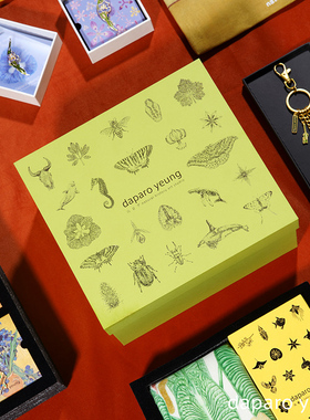 daparo yeung达普罗节日礼盒送礼生日好物胸针玻璃杯布包送朋友