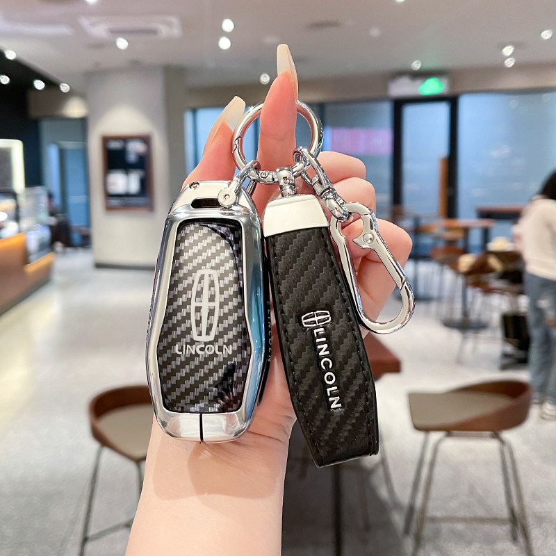 适用林肯MKC钥匙套MKZ大陆MKX壳2014-17款老款林肯领航员包航海家